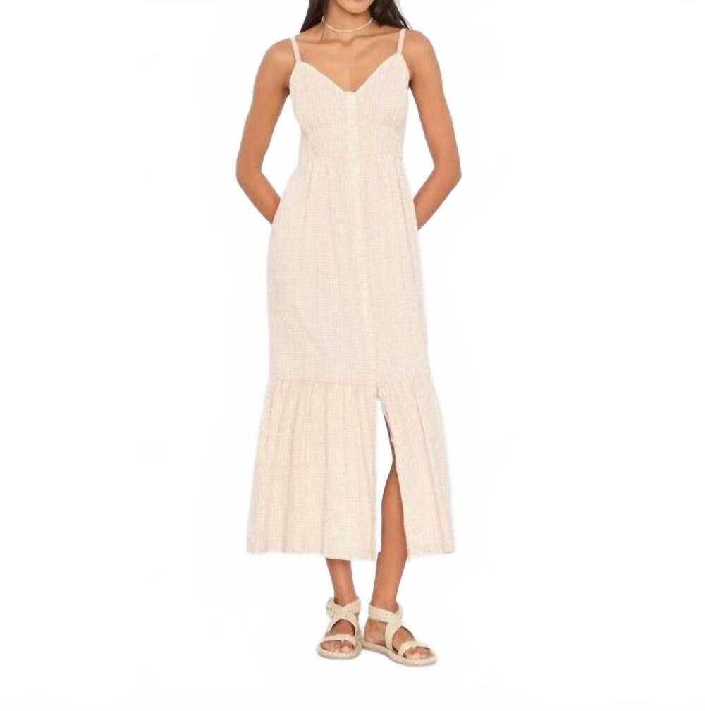 NEW XIRENA greta midi dress in sand
